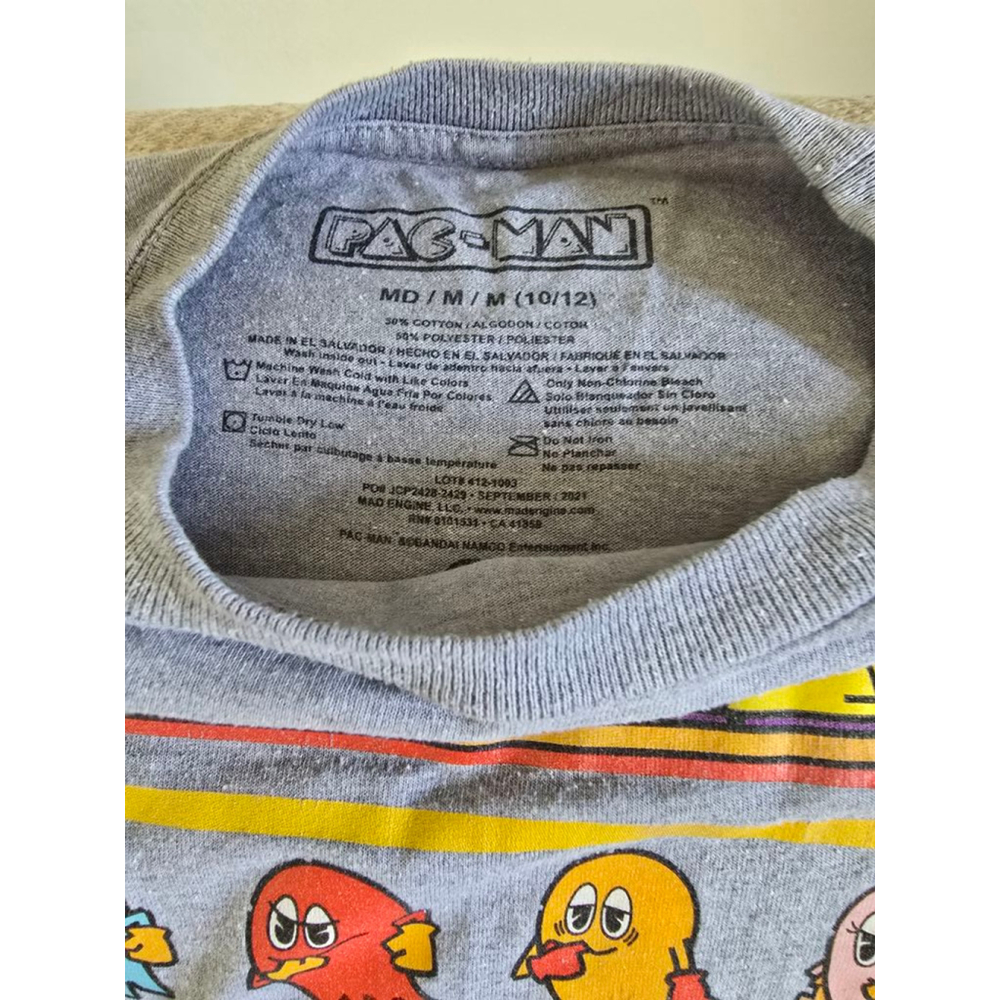 Pac-Man boys pj's size 10 - Picture 2 of 5